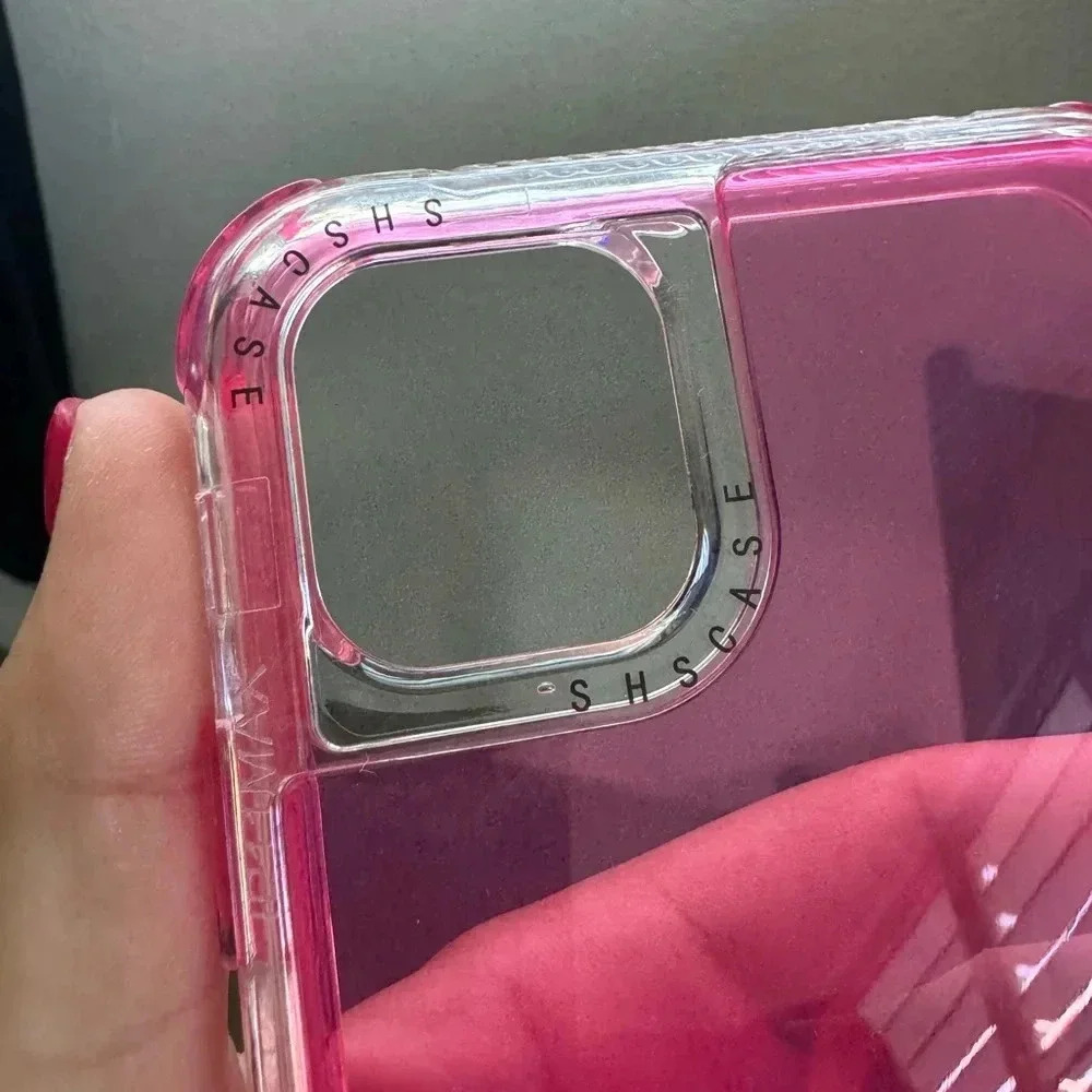iPhone 11 Pro Max Pink Clear Protective Case - Picture 7 of 8